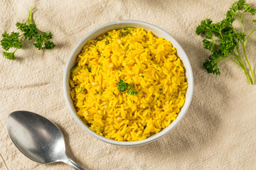 Homemade Yellow Mediterranean Rice
