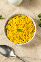 Homemade Yellow Mediterranean Rice