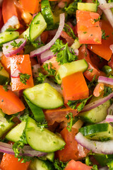 Homemade Cucumber Mediterranean Salad