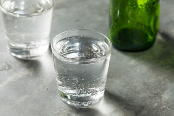 Cold Refreshing Sparkling Mineral Water