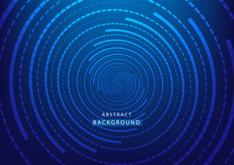 Abstract circle line blue background high tech. Concept technology, innovation, big data, Ai, network, business, modern, online, financial, fast global
system