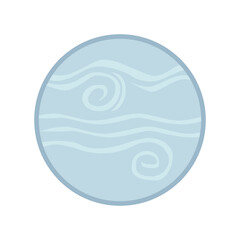 Fototapeta premium basic wind element vector illustration