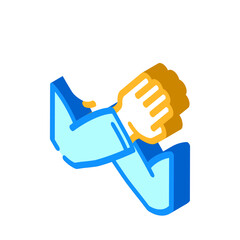 subscription cancellation isometric icon vector. subscription cancellation sign. isolated symbol illustration