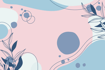 Abstract trendy artistic background template