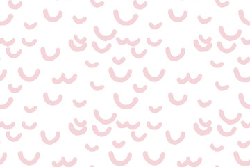 Seamless pattern with hand drawn abstract shapes