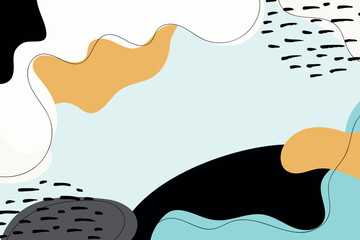 Abstract trendy artistic background template