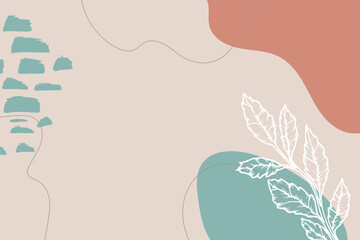 Abstract trendy artistic background template