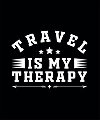 Travel Is My Therapy design