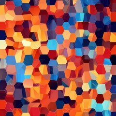 colorful chaotic geometric background