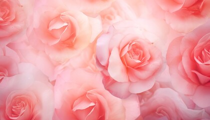 Fototapeta na wymiar the sweet pink rose flowers for love romance background