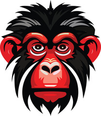 monkey mascot logo