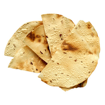 Papadam isolated png file