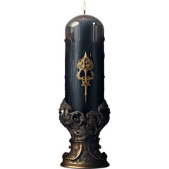 Dark Academia Candle, Ornate Gothic Candle