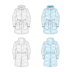 Womens rainwear jacket