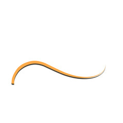 golden swirl with shadow