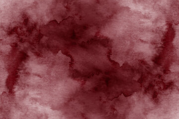 Abstract burgundy watercolor background. Vector water color texture. Red watercolour background. Maroon watercolor texture