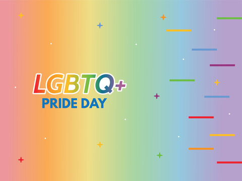 LGBTQ multicolored background