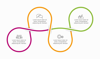Infographic design template with place for your data. Vector illustration.