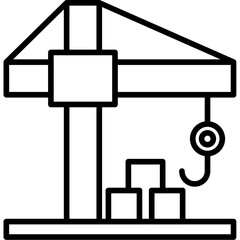 Crane Lifting Icon