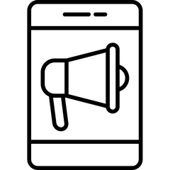 Mobile Advertising Icon