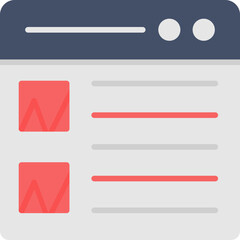 Obraz premium Native Advertising Icon