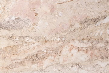 Naklejka premium A close up of travertine, a pale yellow stone surface. Generative AI warm yellow natural background