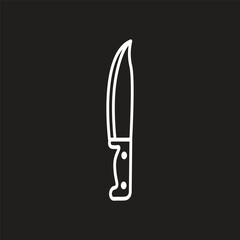 knife simple design art eps10