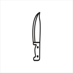knife simple design art eps10