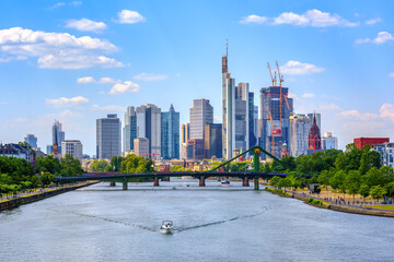 Frankfurt am Main skyline, Germany - 613651476