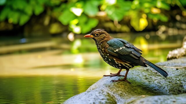 bird on river get fish A professional photography should use a high - quality Generative AI