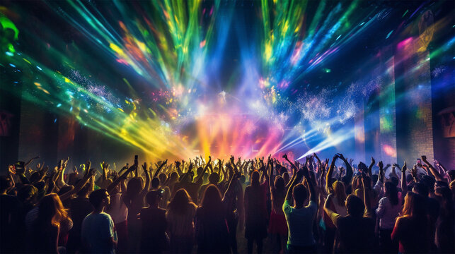 Rave Crowd Images – Browse 7,633 Stock Photos, Vectors, and Video
