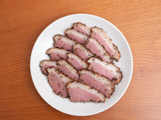 合鴨のパストラミ