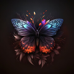 Obraz na płótnie Canvas Beautiful Butterfly Wallpaper