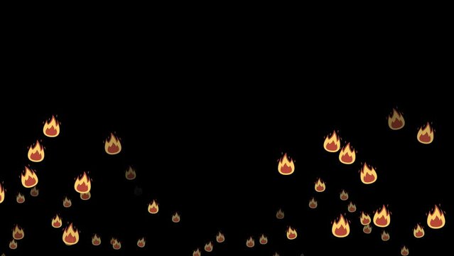 fire, emoji, smile, burn, animated, animation, light, halloween, black, flame, night, heart, pumpkin, orange, holiday, illustration, love, dark, explosion, lights, backgrounds, hot, vector, space, mag