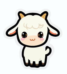 cute cartoon sheep