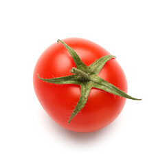 Fresh cherry tomato on white background