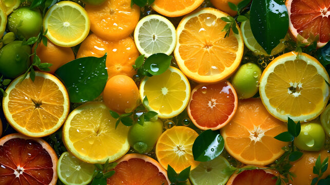 V&Aacute;RIOS C&Iacute;TRICOS LIM&Atilde;O LARANJA JUNTOS