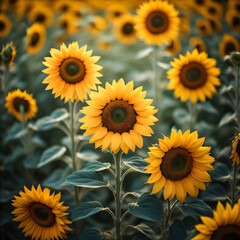 Fototapeta premium sunflowers