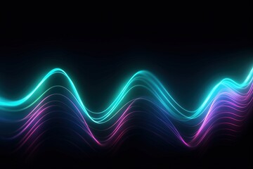 Fototapeta na wymiar abstract futuristic background with gold PINK blue glowing neon moving high speed wave lines and bokeh lights. Data transfer concept Fantastic wallpaper, Ai Generative
