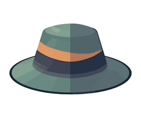 Elegant bowler hat symbolizes modern fashion
