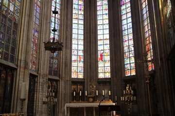 Fototapeta premium Notre dame du sablon, Brussels