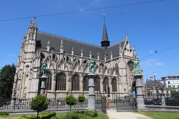 Fototapeta na wymiar Notre dame du sablon, Brussels