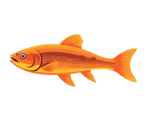 Goldfish sea life animal icon