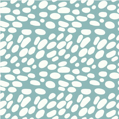 Vector illustration. Seamless pattern with chamomile petals. Dots.