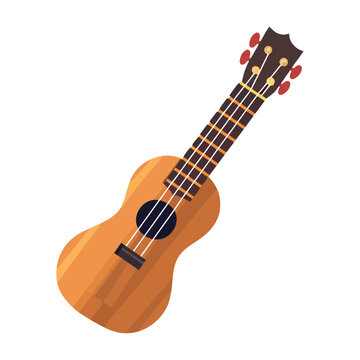 Acoustic guitar symbolizes musical celebration