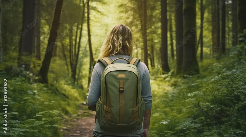 Canvas Prints child in the woods