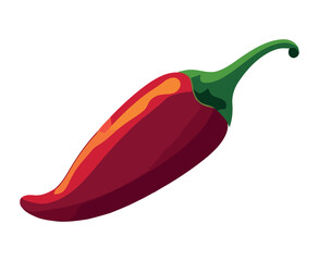 Fresh chili pepper vegetables, ripe and full of flavor