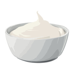 Fresh organic gourmet whipped cream