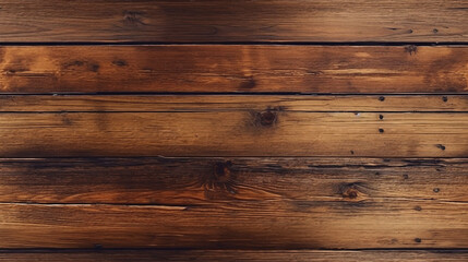 Obraz na płótnie Canvas Wooden plank seamless table background with brown varnish