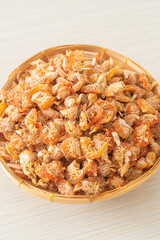 dried shrimps or dried salted prawn